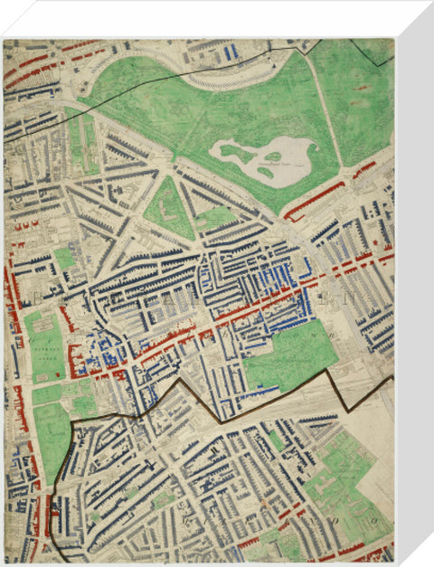 Descriptive map of London Poverty Section 19 1889