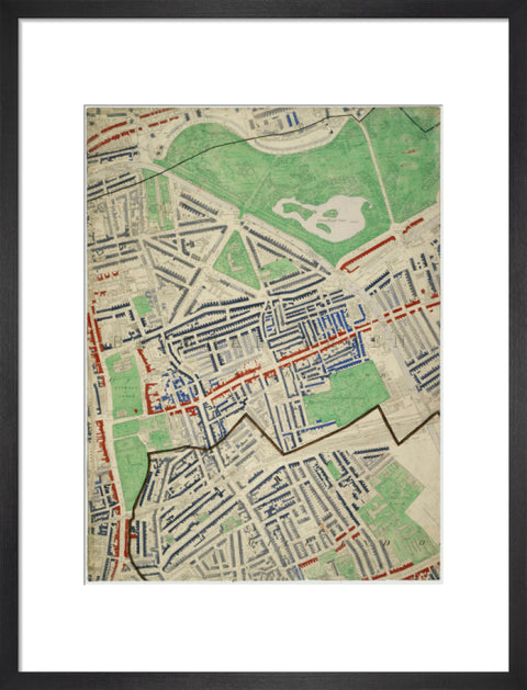 Descriptive map of London Poverty Section 19 1889