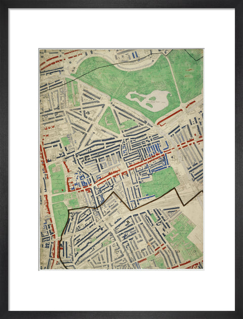 Descriptive map of London Poverty Section 19 1889