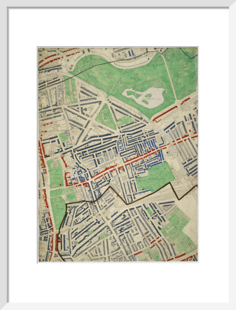 Descriptive map of London Poverty Section 19 1889