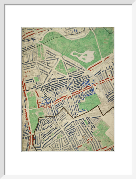 Descriptive map of London Poverty Section 19 1889