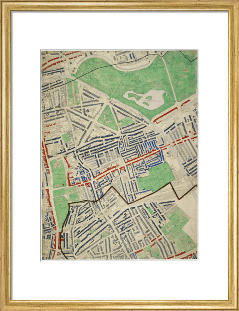 Descriptive map of London Poverty Section 19 1889