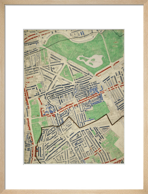 Descriptive map of London Poverty Section 19 1889