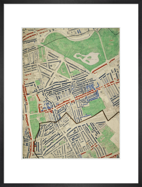 Descriptive map of London Poverty Section 19 1889