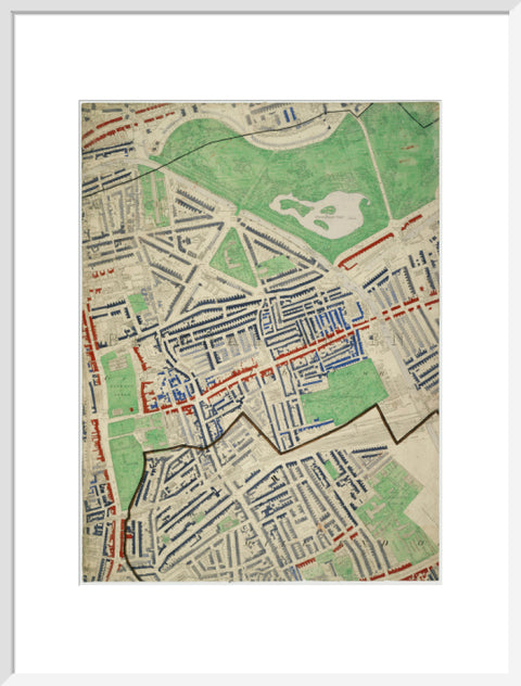 Descriptive map of London Poverty Section 19 1889