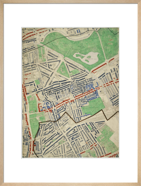 Descriptive map of London Poverty Section 19 1889