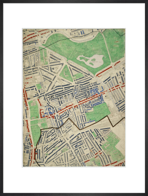 Descriptive map of London Poverty Section 19 1889