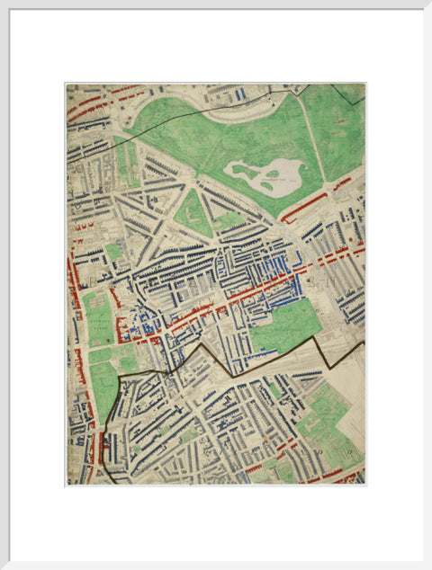 Descriptive map of London Poverty Section 19 1889