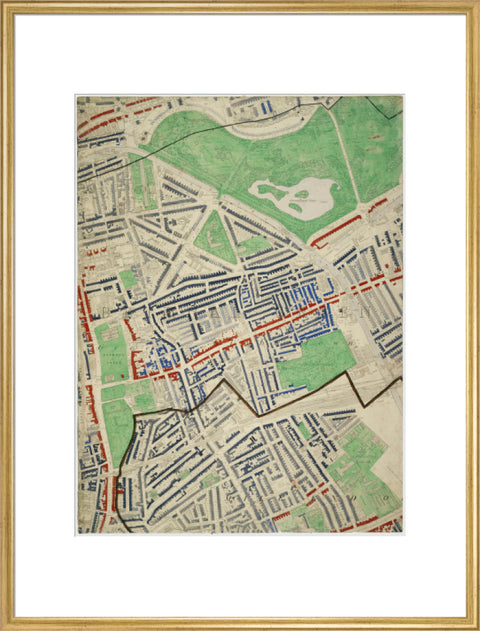 Descriptive map of London Poverty Section 19 1889