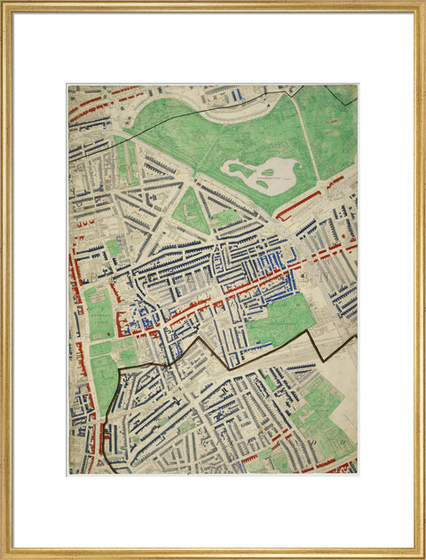 Descriptive map of London Poverty Section 19 1889