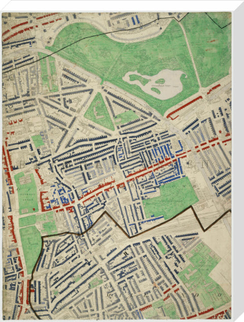 Descriptive map of London Poverty Section 19 1889