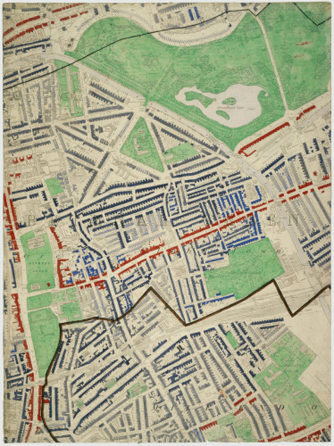 Descriptive map of London Poverty Section 19 1889