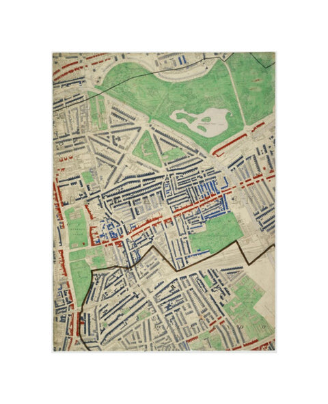 Descriptive map of London Poverty Section 19 1889