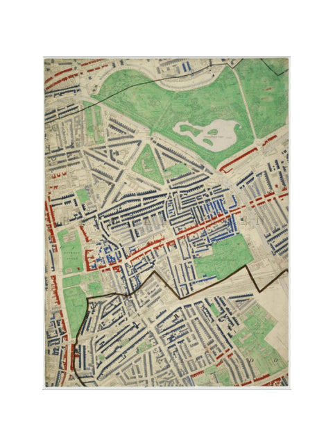 Descriptive map of London Poverty Section 19 1889