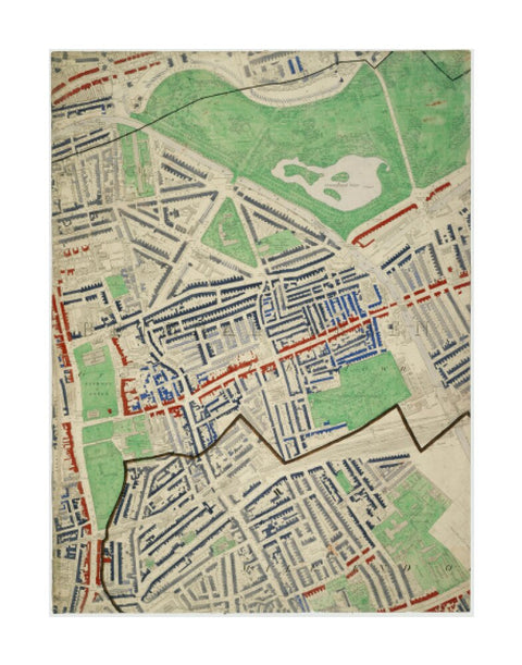 Descriptive map of London Poverty Section 19 1889