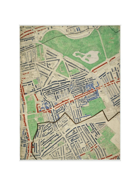 Descriptive map of London Poverty Section 19 1889