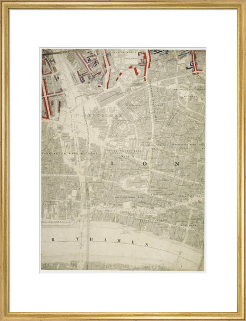 Descriptive map of London Poverty Section 26 1889