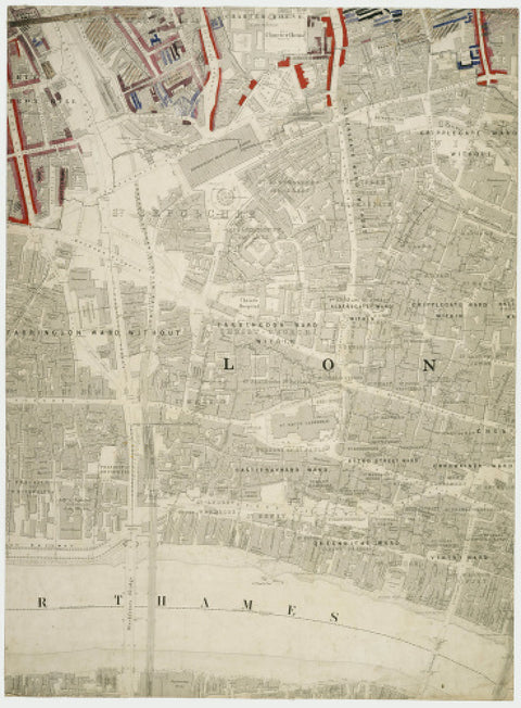 Descriptive map of London Poverty Section 26 1889