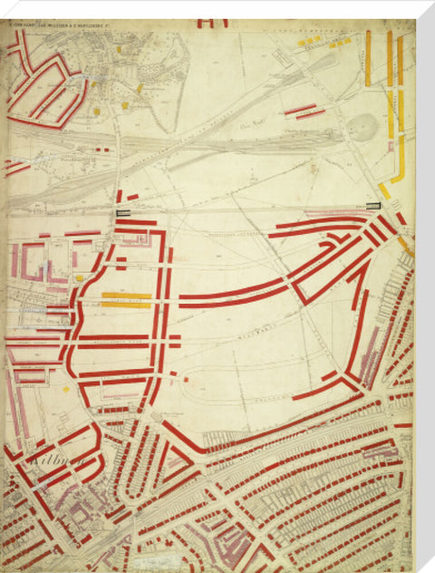 Descriptive map of London Poverty Section 1 1889