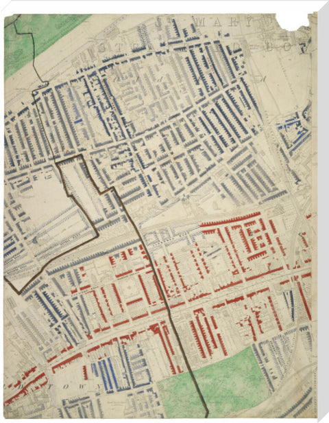 Descriptive map of London Poverty Section 20 1889