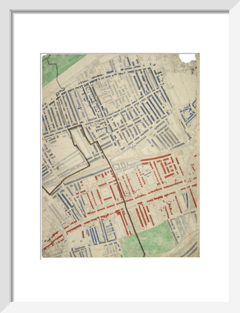 Descriptive map of London Poverty Section 20 1889