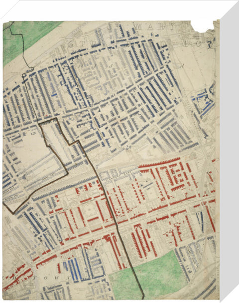 Descriptive map of London Poverty Section 20 1889