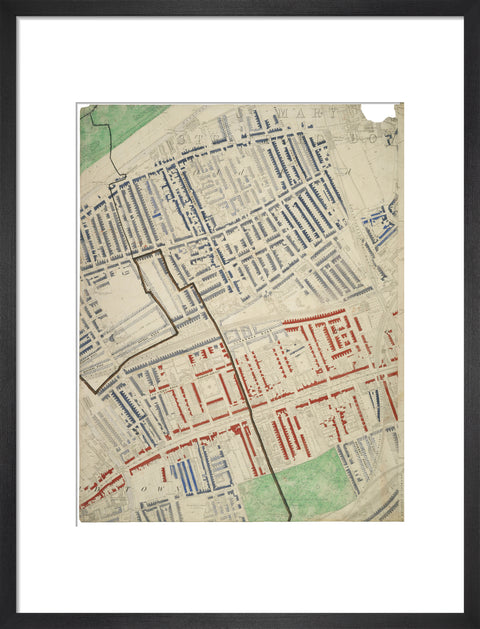 Descriptive map of London Poverty Section 20 1889