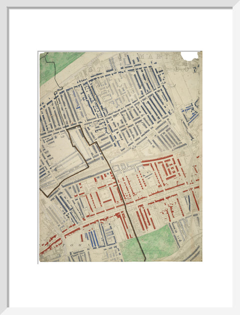 Descriptive map of London Poverty Section 20 1889