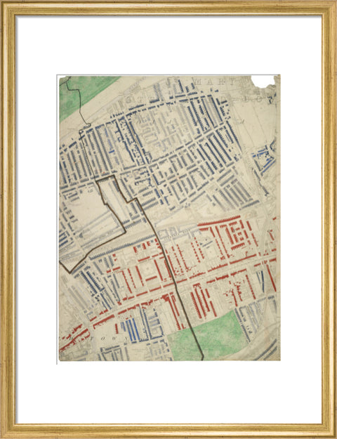 Descriptive map of London Poverty Section 20 1889