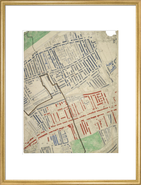 Descriptive map of London Poverty Section 20 1889