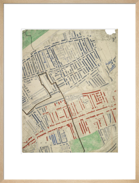 Descriptive map of London Poverty Section 20 1889