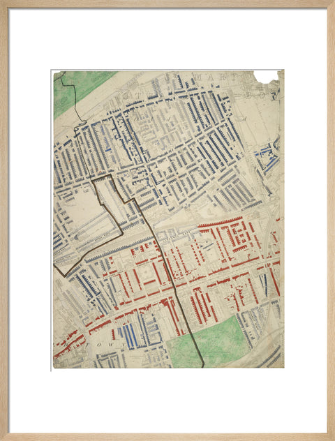 Descriptive map of London Poverty Section 20 1889