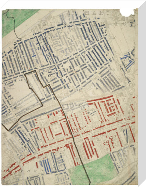 Descriptive map of London Poverty Section 20 1889