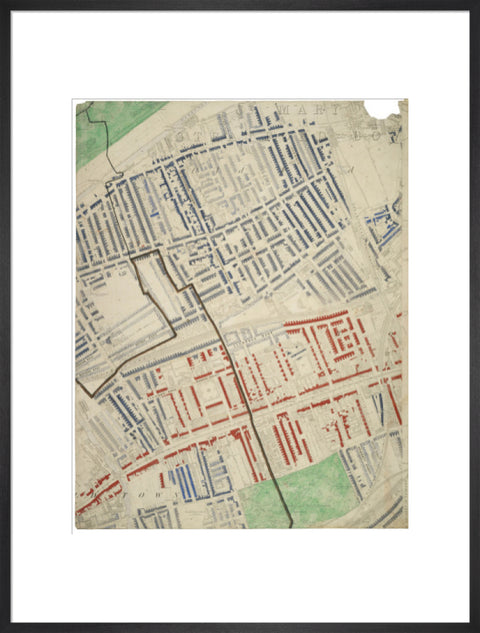 Descriptive map of London Poverty Section 20 1889