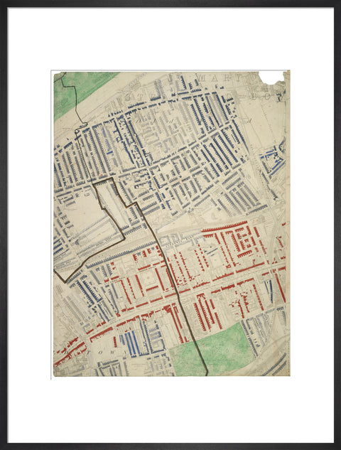 Descriptive map of London Poverty Section 20 1889