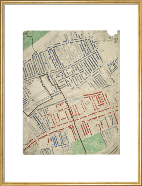 Descriptive map of London Poverty Section 20 1889