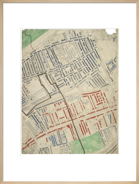 Descriptive map of London Poverty Section 20 1889