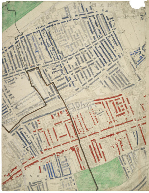 Descriptive map of London Poverty Section 20 1889