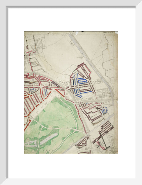 Descriptive map of London Poverty Section 10 1889