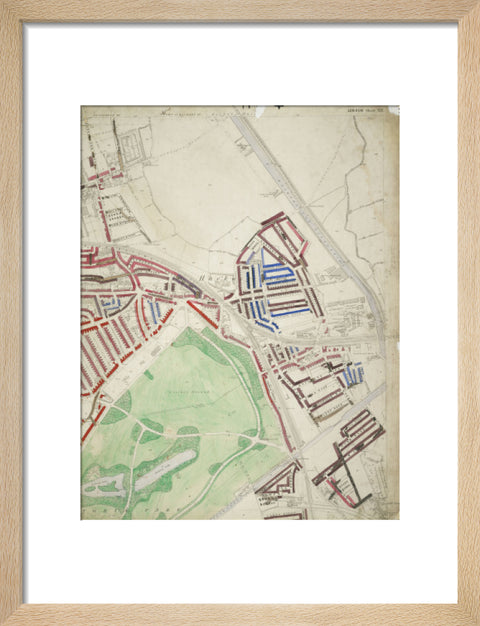 Descriptive map of London Poverty Section 10 1889