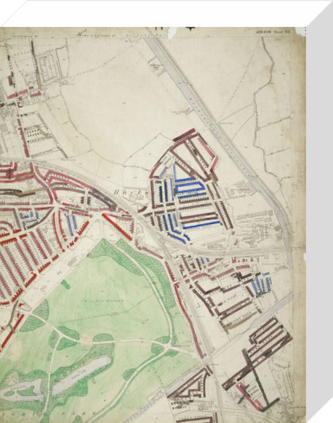 Descriptive map of London Poverty Section 10 1889