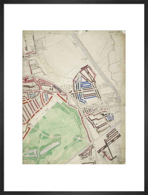 Descriptive map of London Poverty Section 10 1889