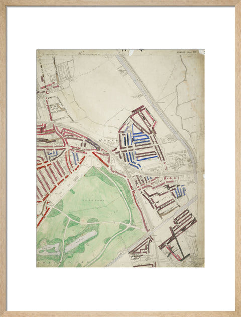 Descriptive map of London Poverty Section 10 1889