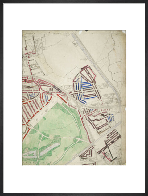 Descriptive map of London Poverty Section 10 1889