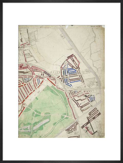 Descriptive map of London Poverty Section 10 1889