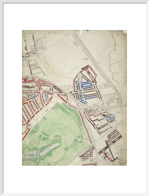 Descriptive map of London Poverty Section 10 1889