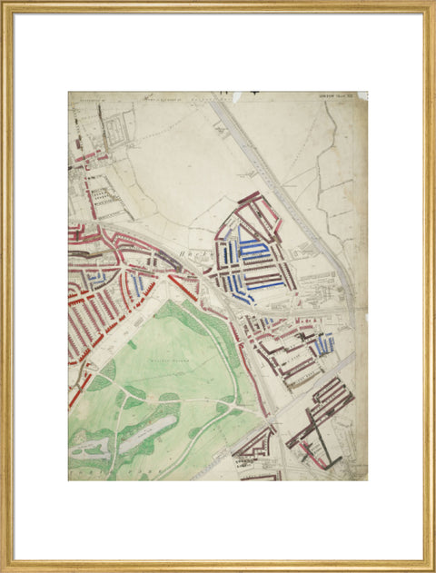 Descriptive map of London Poverty Section 10 1889