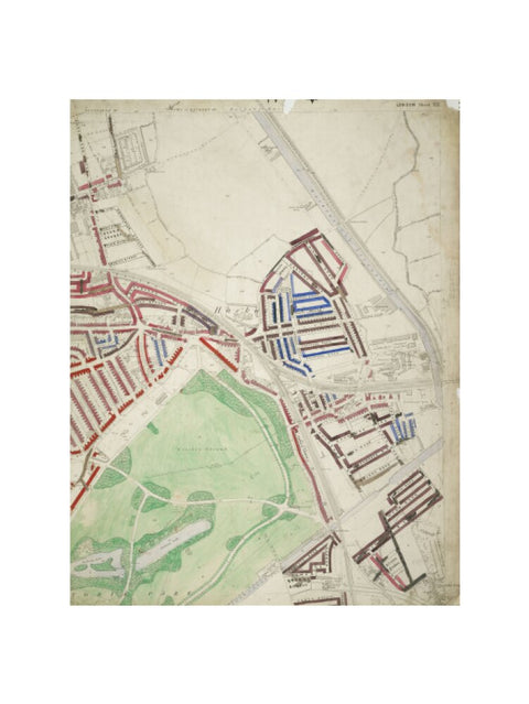 Descriptive map of London Poverty Section 10 1889