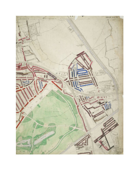 Descriptive map of London Poverty Section 10 1889