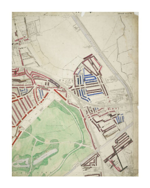 Descriptive map of London Poverty Section 10 1889